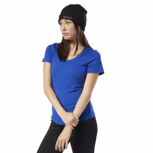 Reebok Workout Ready Speedwick T Shirt Damen - Blau - DE 948-DRU